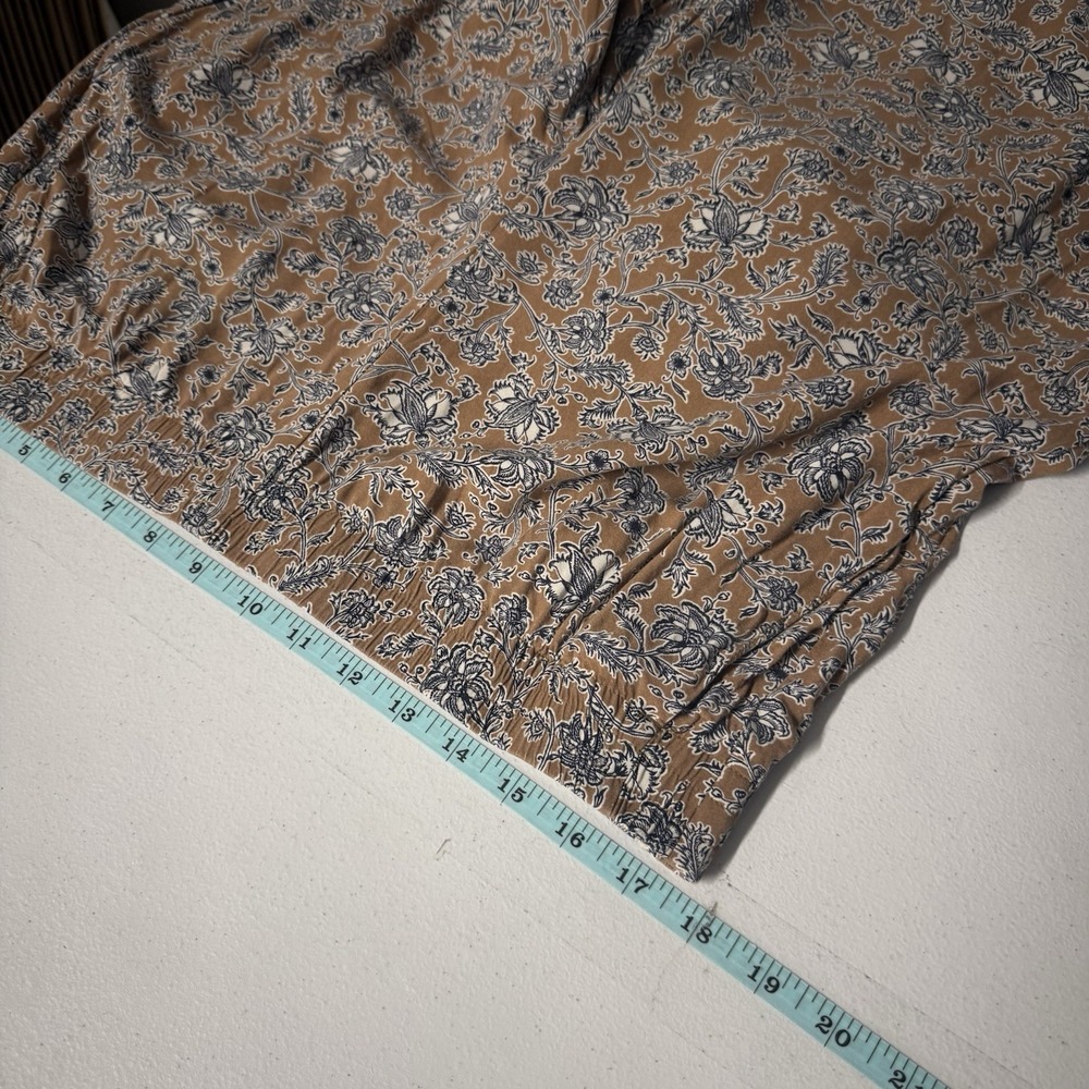 J Jill Pants Womens Large Petite Floral Wide Leg Bohemian Vacation Beach - Picture 2 of 11